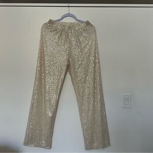 Sequined pants